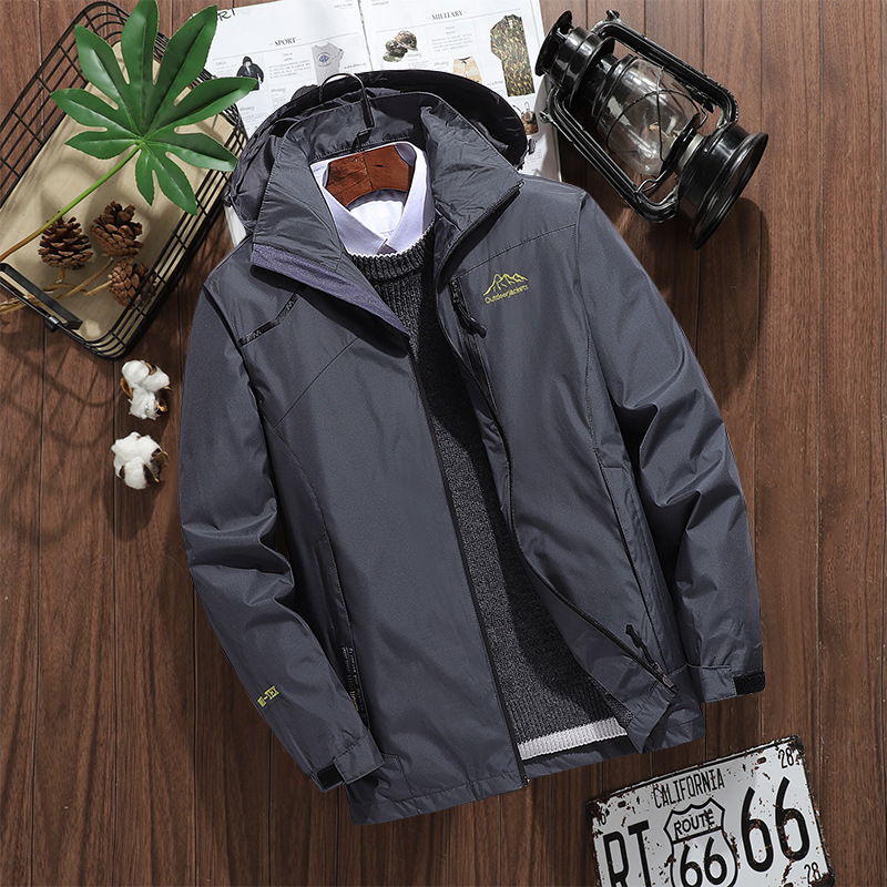Foreign Trade Outdoor Single-layer Jacket Men's Spring and Autumn Skiing Breathable Wear-resistant Couple's Mountaineering Suit Women's Thin Jacket Coat