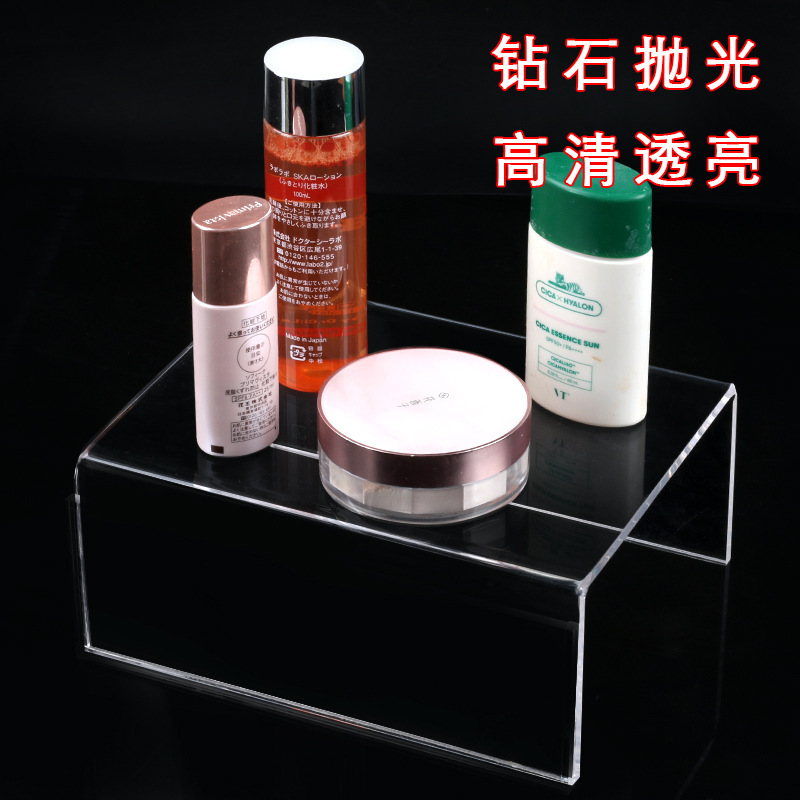 Acrylic shoes slippers desktop cosmetics partition storage platform…