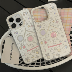 哈哈文字適用蘋果15手機殼14套12iPhone13promax11保xr護7/8plu硬