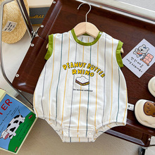 婴儿连体衣夏装超萌6-12个月男女宝宝衣服可爱包屁衣薄款三角哈衣