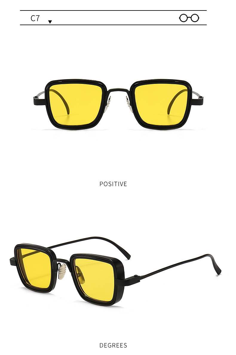 60g Weight Full Frame Glasses Structure Sunglasses Classification Ac, UV400 Protection Lens Material Square Glasses Style Travel Occasion Solid Color Pattern Men'S Gender Classic Style Style Classic Style Solid Color Ac UV400 Protection Square Full Frame Men's Sunglasses 11