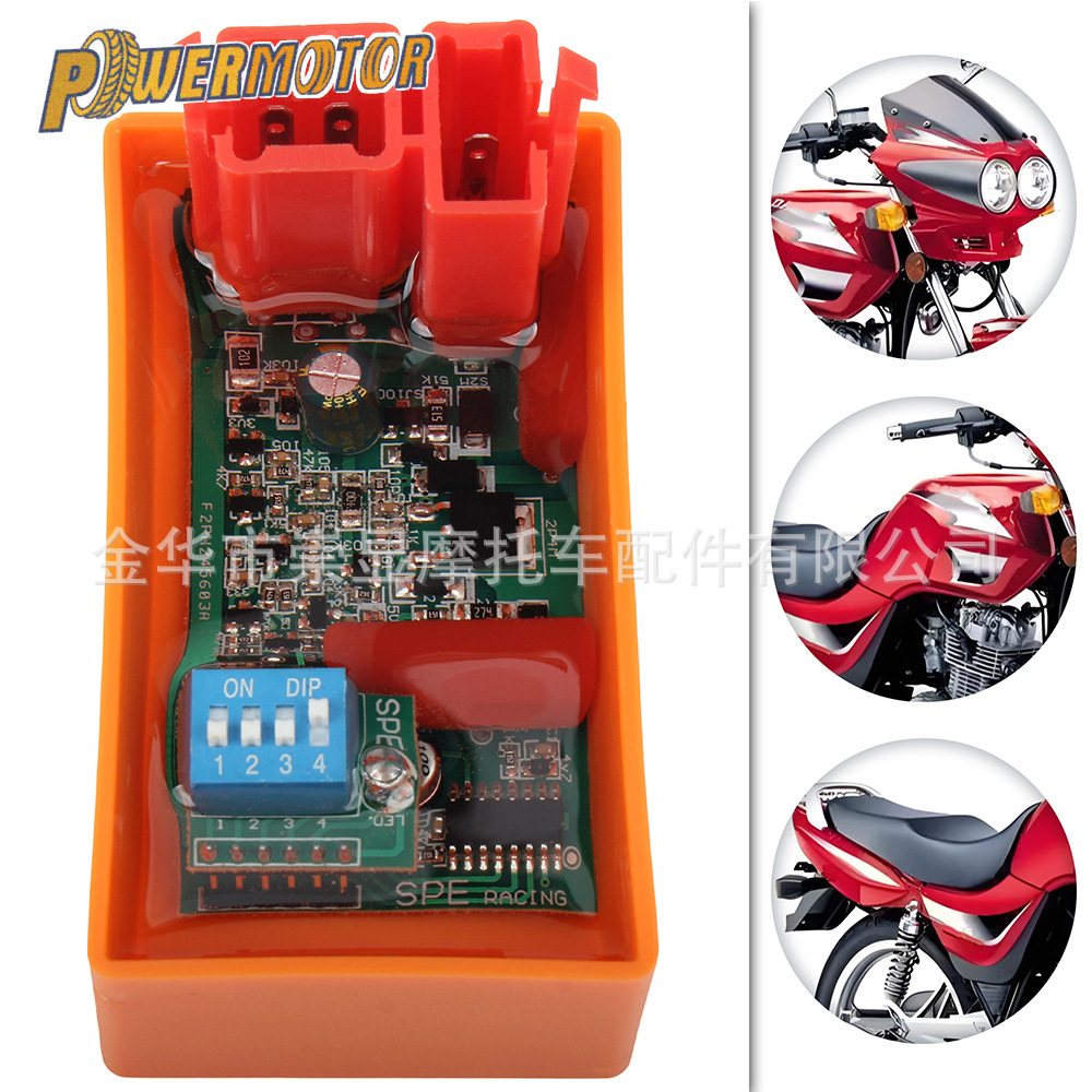 Motorcycle Igniter Cdi Transparent Plastic Dc Modified Dial Code Igniter Chip-Type Igniter with Adjustment
