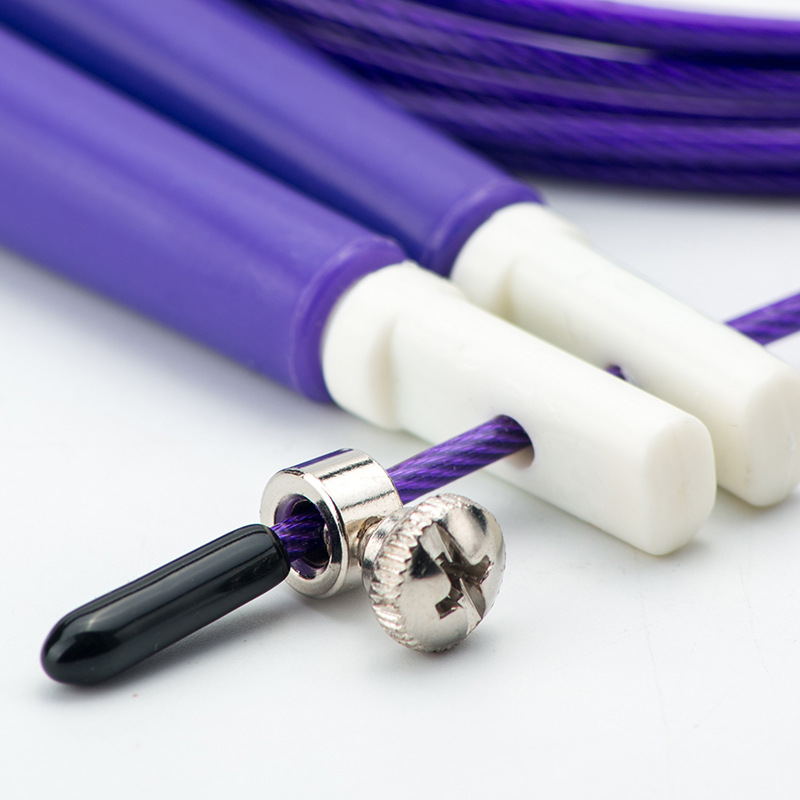 6551 Racing cuerda de saltar de alambre de acero estudiante deportes competencia de fitness saltar la cuerda examen de entrada de la escuela secundaria saltar la cuerda 3 M alambre de acero de alta velocidad saltar la cuerda