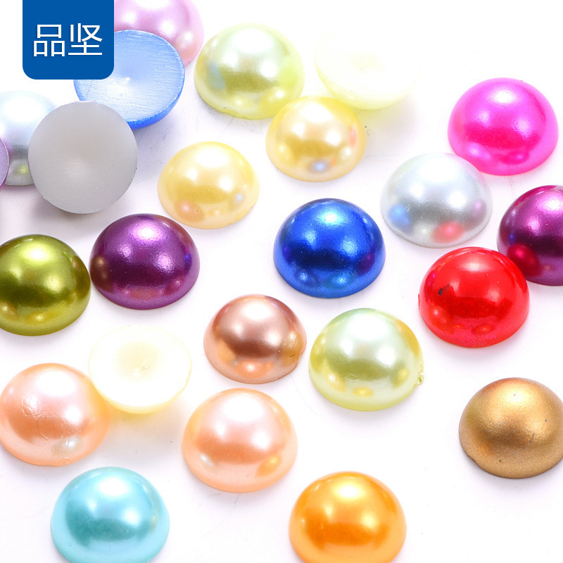 Abs Resin Manicure Semicircle Pearl Nail Beads Resin Beads Luggage Accessories Mobile Phone Case DIY Accessories Wholesale Abs Resin Manicure Semicircle Pearl Nail Beads Resin Beads Luggage Accessories Mobile Phone Case DIY Accessories Wholesale