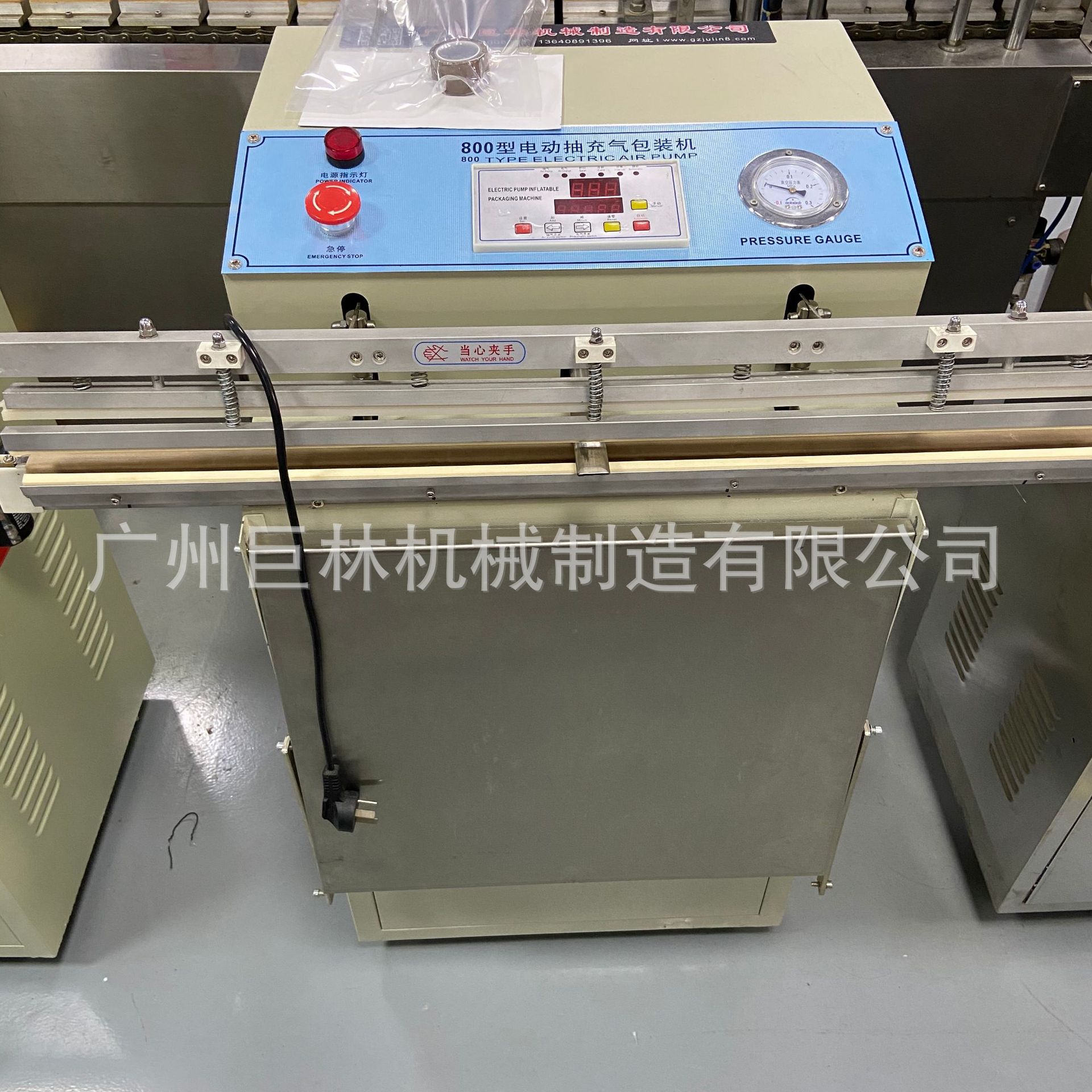 巨林DZ-600型外抽电动真空包装机蔬菜衣物真空封口机保鲜
