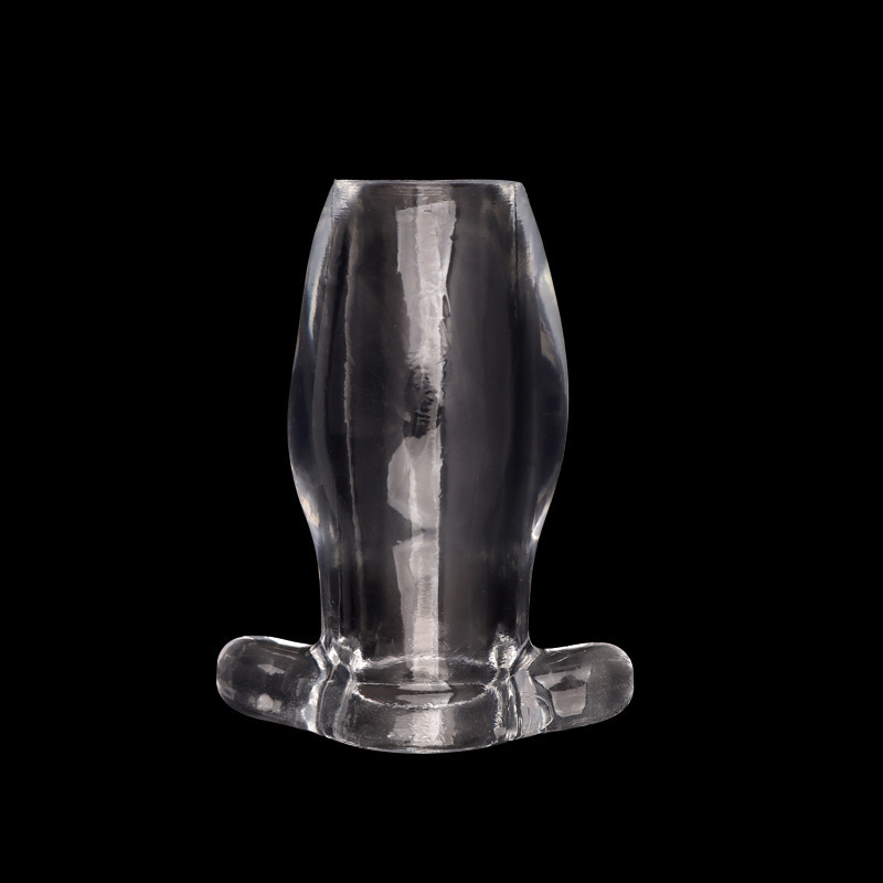 High-Transparency Hollow Anal Plug, TPE Enema-Friendly Design, Large Size — detail image 4
