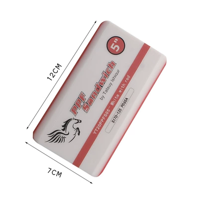 squeegee, durable and water-resistant squeegee – Car cleaning tools - square-double-layered-sandwich-style-beef-tendon-scraper-red-and-white-hardness-75-degrees