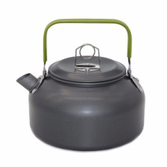 Outdoor kettle, outdoor camping kettle, portable tea and coffee pot, picnic aluminum alloy exquisite kettle 0.8L