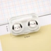 Black Eared Puppy [Contact Lens Case]