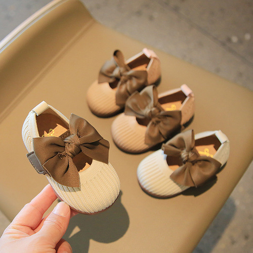 One piece drop shipping for baby girls and children's shoes  children's shoes toddler shoes for girls Korean style soft sole single shoes princess shoes
