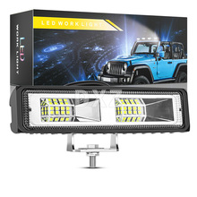 DXZ汽車LED工作燈長條 一字型6英寸16燈48W日行駕駛改裝輔助射燈