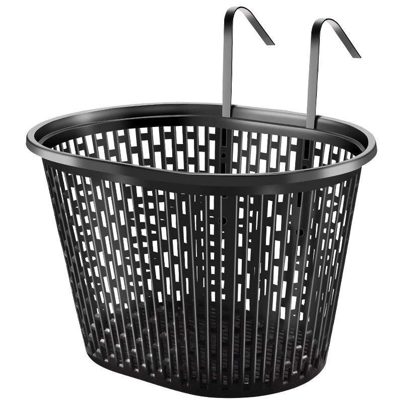 Cesta de bicicleta cesta delantera bicicleta de montaña de plástico bicicleta plegable universal cesta azul cesta de verduras cesta colgante