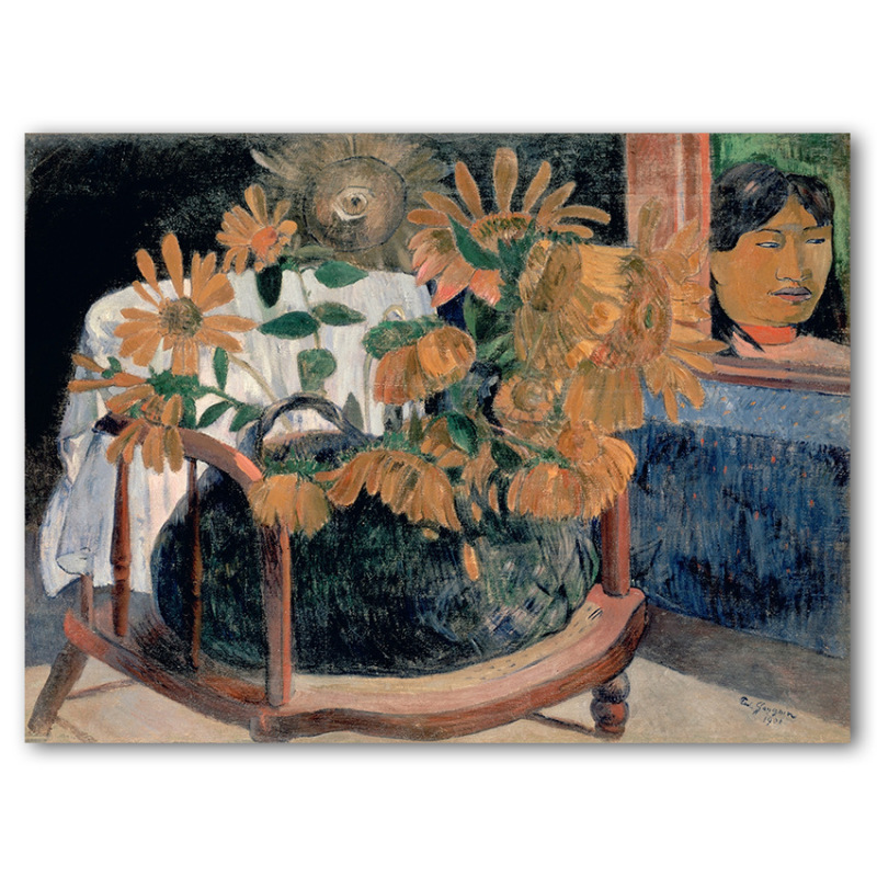フランスポール高更世界名画レトロ芸術微噴掛画芯油絵キャンバス静止画|undefined