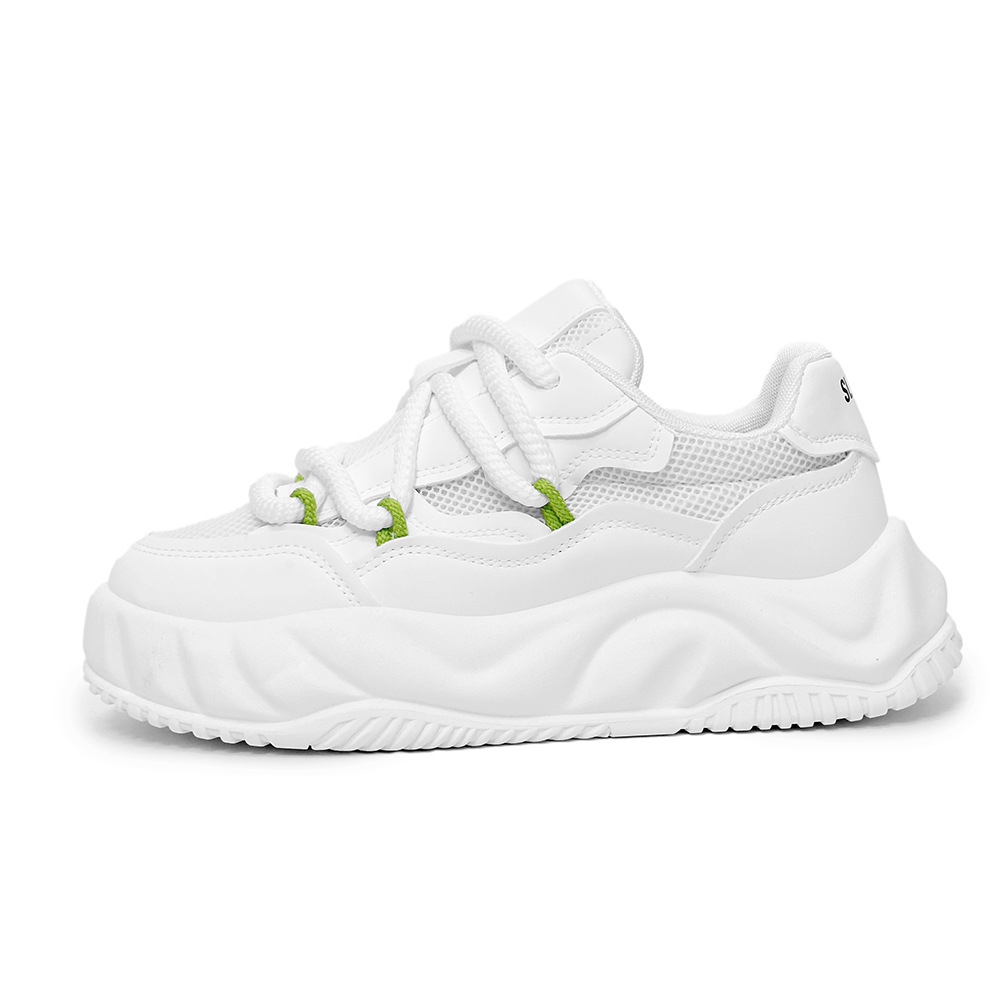 Pantofi bărbătești, design de nișă nou, pantofi de pâine, pantofi casual pentru bărbați, pantofi de tătic de marcă nouă, pantofi albi, transmisiune live de marcă la modă_voghion.com