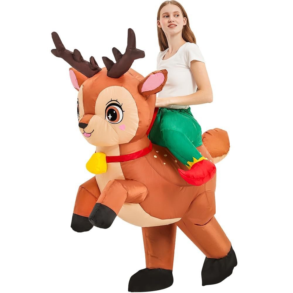 Amazon explosión impresa inflatable T-Rex disfraz Halloween multicolor T-Rex disfraz de fiesta disfraz de muñeca