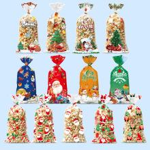 2024新款现货原创亚马逊跨境圣诞节糖果袋透明小气球伴手礼品包装