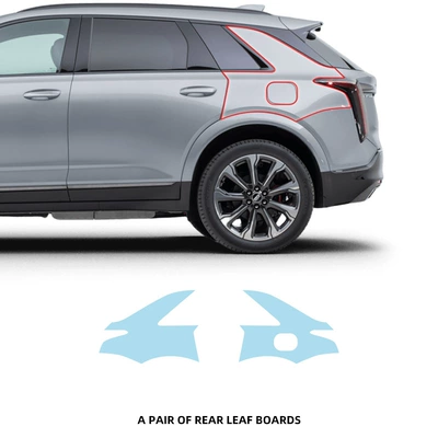 No-Cut Invisible Paint Film — Car paint protective film - a-pair-of-rear-fender-tpu-films-imported-tpu-film-specially-cut-for-special-vehicles