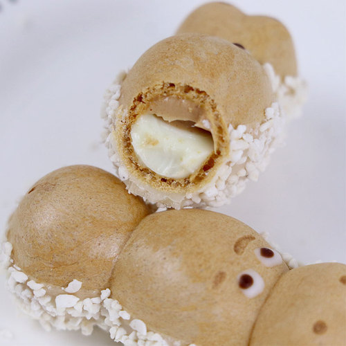 Children's snacks imported from Germany Hippo milk hazelnut sandwich creative chocolate 103g/5 pack