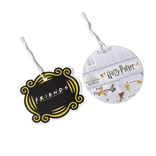 Custom Copperplate Paper Clothing General Hang Tags High-End Women's Labels Badges 400g Special Paper Hang Tags Customization