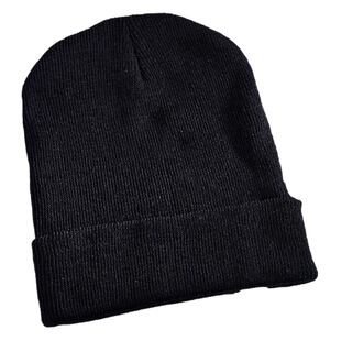 Solid Color All-match Knitted Hat Autumn and Winter Wool Hat Korean Style Thickened Warm Light Plate Curled Pullover Guapskin Hat for Men