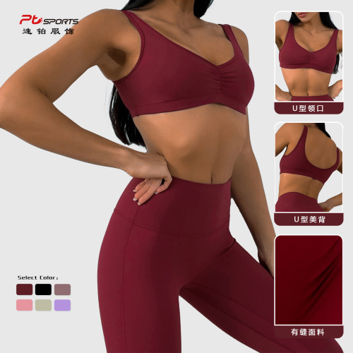 European and American suit pleated breathable yoga clothes for women, hip lift, high waist, pleated yoga shorts, trousers, sports fitness clothes for women