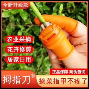 Picking Chinese Pepper Picking Vegetables Picking Finger Protecting Artifact Picking Beans Fruit Kitchen Choosing Vegetables Peeling Garlic Pruning Shear Fruit Picking Thumb Knife