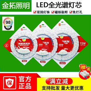 Led Ceiling Light Core Square Magnetic Module Light Source Lens Patch Light Panel Circular Light Core Super Bright