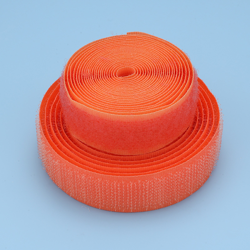 Velcro de color al por mayor 2cm de ancho gancho texturizado sin adhesivo de espalda pegatina madre ropa de bebé zapatos y sombreros pegados hebilla