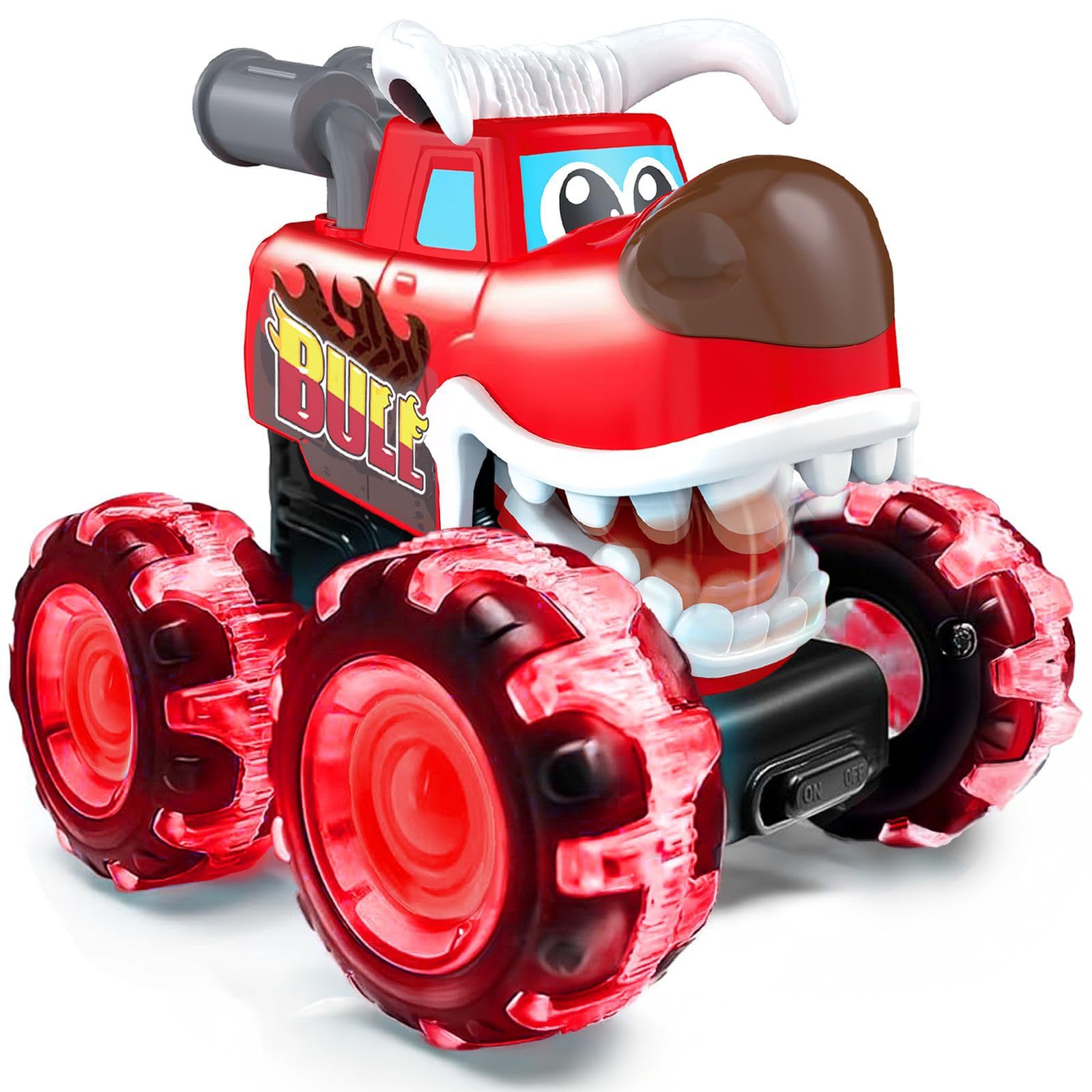 Presión de luces Bigfoot Car Rojo