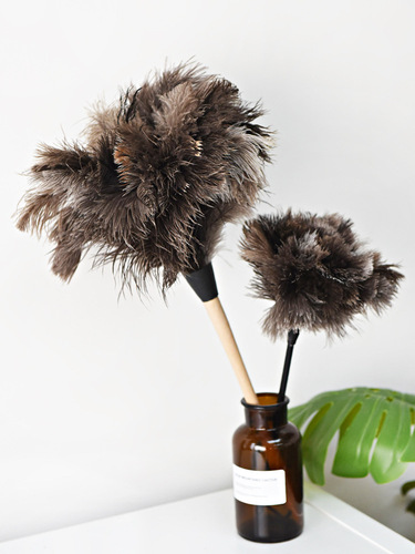 Ostrich feather wool duster Duster for electrical cabinets Cleaning home Feather duster Duster