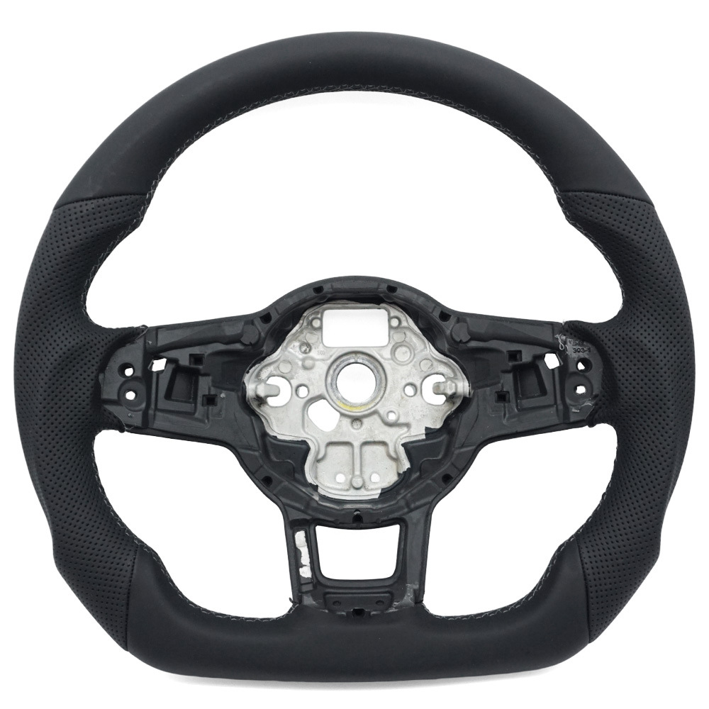 Suitable for Golf 7Gti Golf Mk7 Sports Model Rline Semi-Perforated Gray Line Steering Wheel Base