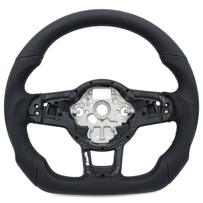 Suitable for Golf 7Gti Golf Mk7 Sports Model Rline Semi-Perforated Gray Line Steering Wheel Base