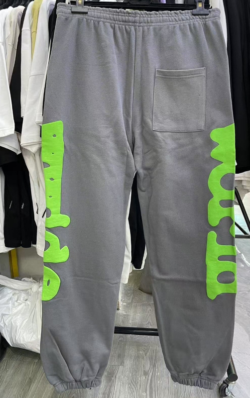 Sp1derヒップホップ歌手Young Thugと同じスタイルのフォームレター555555カップル用パーカーPinkスウェットシャツ|undefined