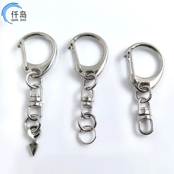 Zinc Alloy C Buckle + Figure-Eight Buckle Anime Product Hanging Buckle Keychain Luggage Toy Hardware Accessories Pendant Car Key