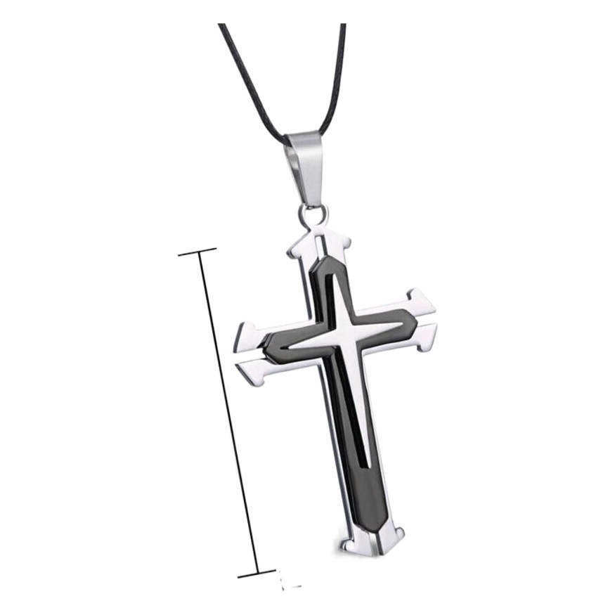 AliExpress europeo y americano de múltiples capas de diamante Cruz colgante estrella collar de tres capas de comercio exterior joyería transfronteriza