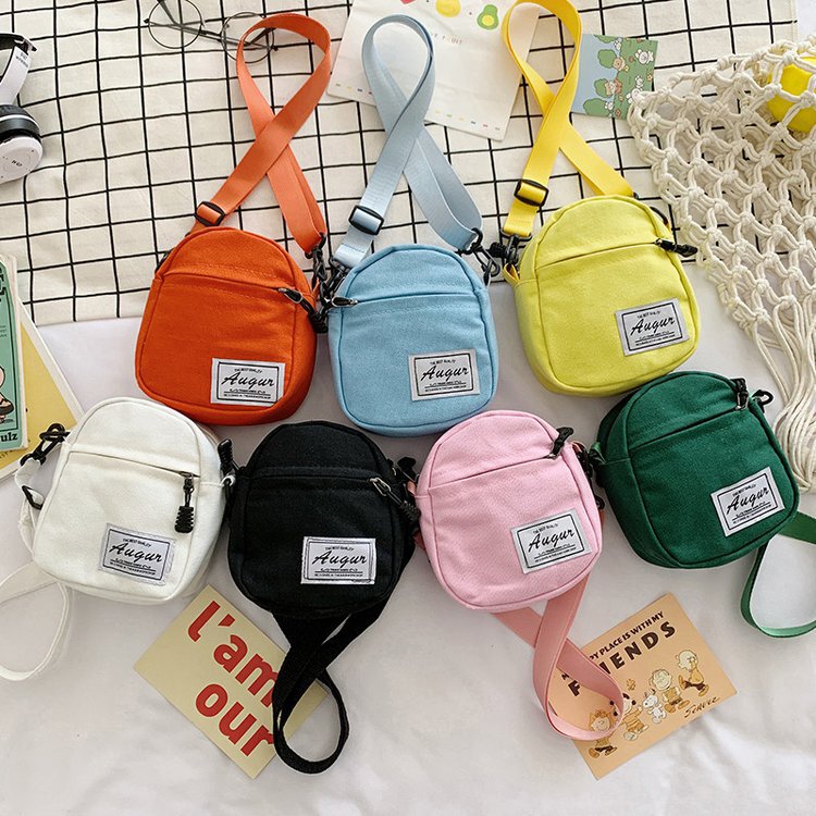 Summer Women's messenger bag sports Harajuku small black bag disco jumping bag texture double-sided small bag student mini simple bag