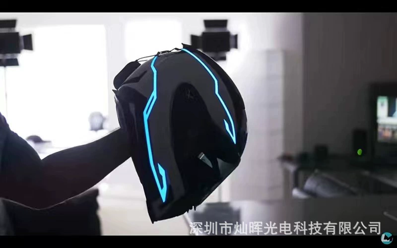 Светящийся шлем зажим для светящихся полос el шлем для холодного освещения