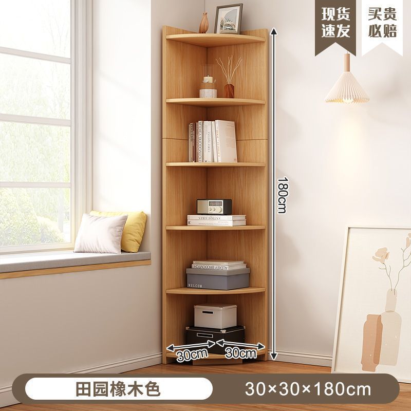 卧室收纳角柜置物转餐厅拐角客厅三角边柜角柜墙角柜落地餐边柜子|undefined