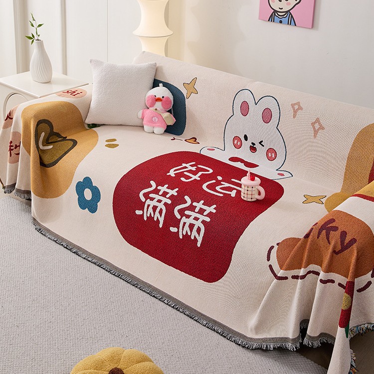 Caricatura nueva cubierta de sofá nuevo todo incluido anti-gato arañazo toallas de cubierta universal cuatro estaciones de una cubierta de sofá completo