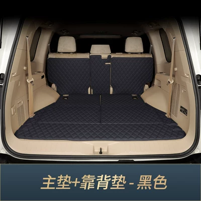 Lc300 Full Surround Rear Compartment, Trunk Mat - 7-seats-main-cushion-back-cushion-black-toyota-land-cruiserlc300