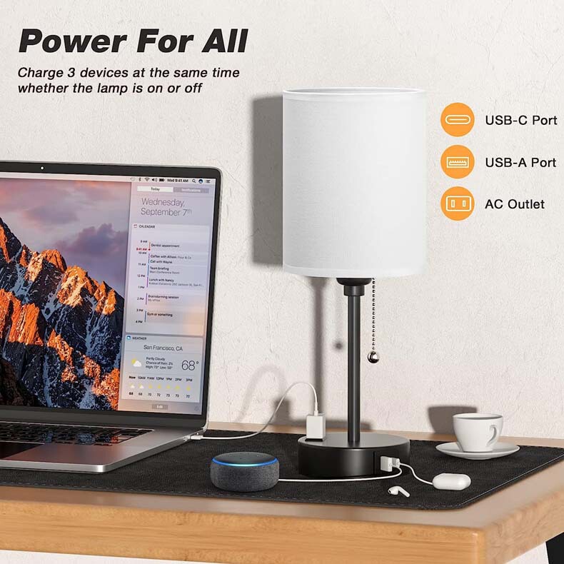 アマゾン速売通taye c usb携帯電話充電布芸電気スタンド書斎寝室灯美規ファスナースイッチ|undefined