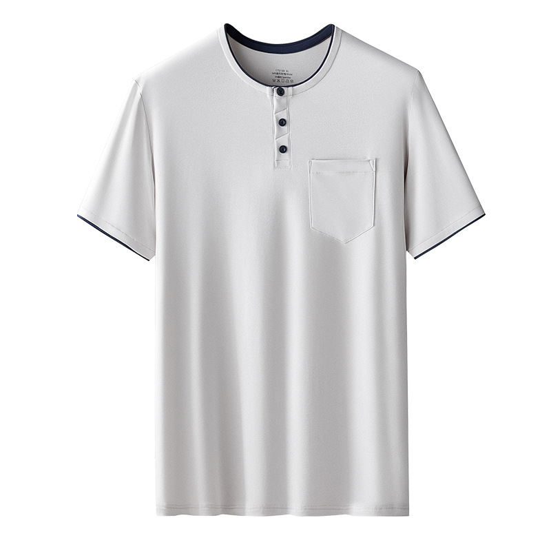 60 pijamas finos de primavera y verano modales de doble cara para hombres, pantalones cortos de manga corta, ropa de hogar en stock