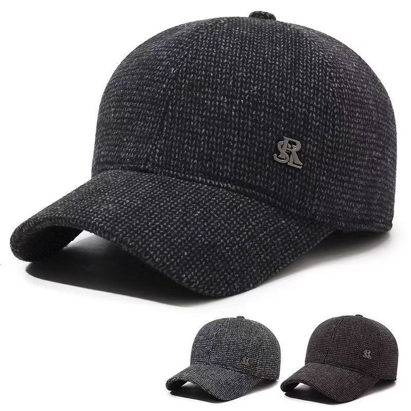 Adult Hat Men's Winter Middle-Aged Old Man Hat New Ear Protection Warm Baseball Cap Lei Feng Hat Peaked Cap Cotton Hat Adult Hat Men's Winter Middle-Aged Old Man Hat New Ear Protection Warm Baseball Cap Lei Feng Hat Peaked Cap Cotton Hat