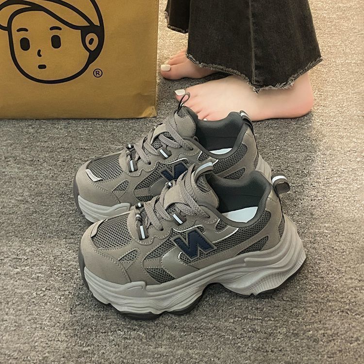 Foot-Showing Little Daddy Shoes, Trbottomy and Cool Shoes for Women, 2025 Autum New Popular Thick-Soled Niche Casual Sports Dad Shoes Foot-Showing Little Daddy Shoes, Trbottomy and Cool Shoes for Women, 2025 Autum New Popular Thick-Soled Niche Casual Sports Dad Shoes