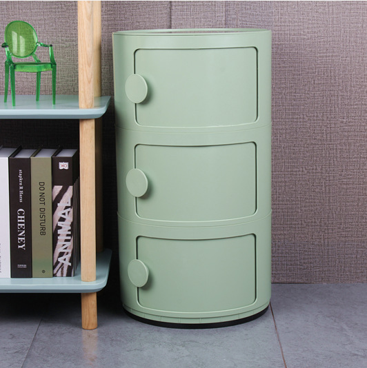 3 층 말차 그린 (손잡이 포함)