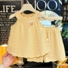 Hollow skirt suit-yellow