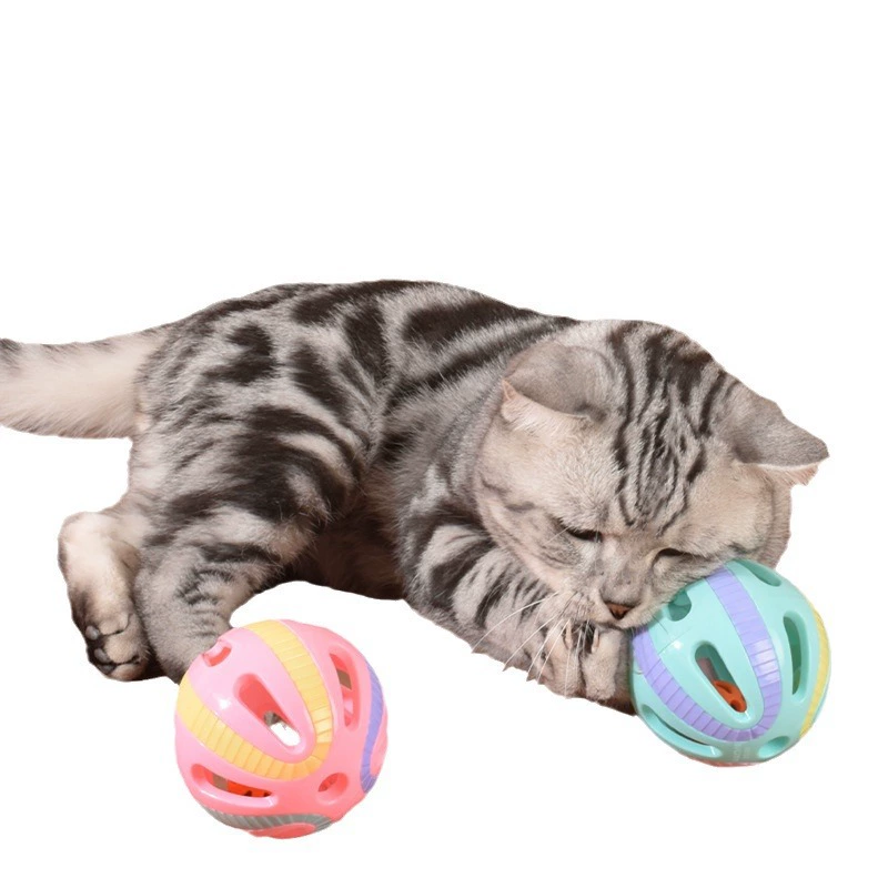 Котенок игрушка мяч Кот колокольчик колокольчик Игрушка для животных Xiao Zi Hi Hi Jie Dustering Артефакт Продукты Daquan Кот Baseball расходует физическую силу
