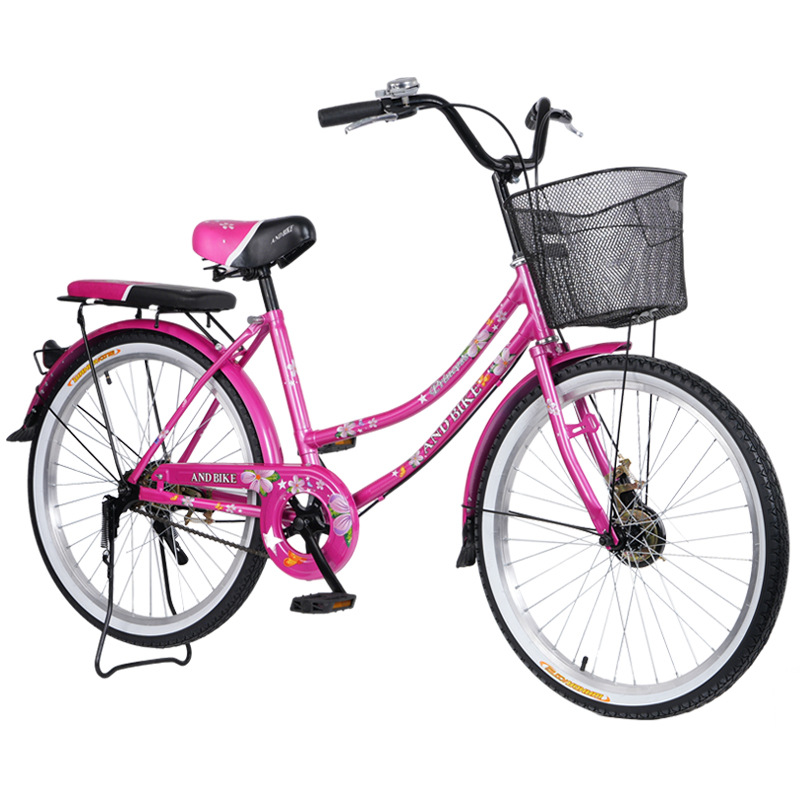 Bicicletas para adultos de 26 pulgadas para hombres y mujeres de carga bicicletas de pedal al aire libre para hombres y mujeres bicicletas tripuladas