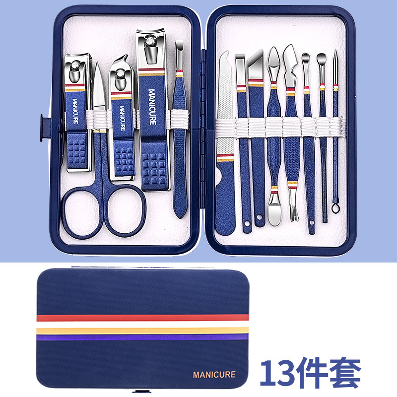 Uña cortadora de uñas doméstica cortadora de uñas cuchillo pedicura transfronteriza cuchillo conjunto de herramientas