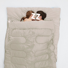 冲销量情侣双人睡袋成人室内加厚野外户外野营秋冬季露营旅行隔脏